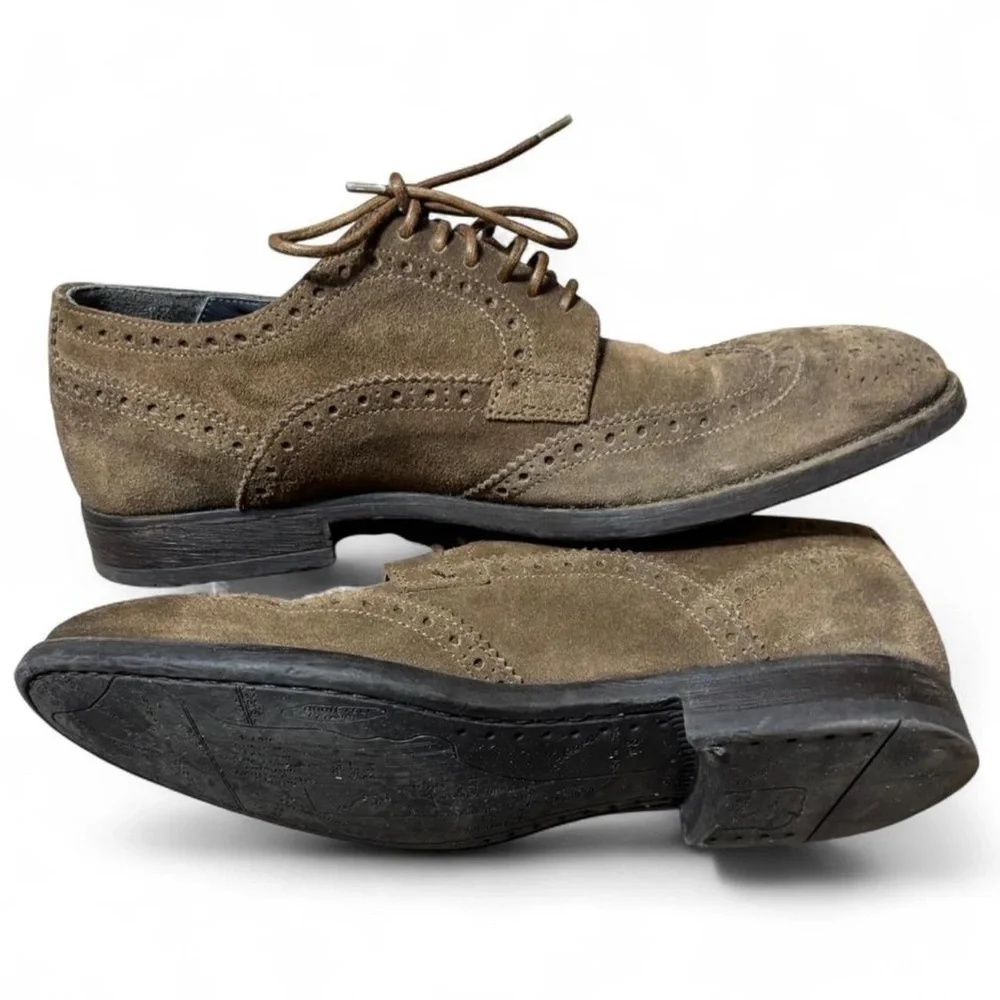 Vintage To Boot Suede Oxfords w/NYC Map Sole